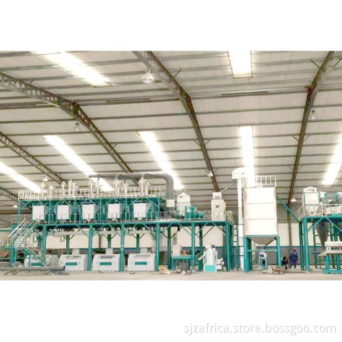 2023 Best Selling 100-ton/24-hour Maize Flour Machine